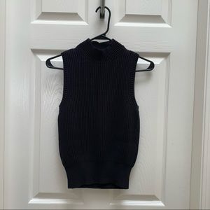 XXI Black Turtleneck Vest